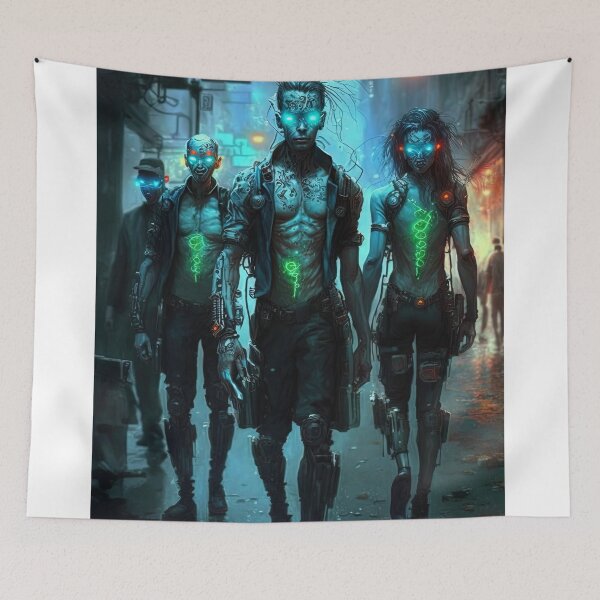Item preview, band of cyborgs in march designed and sold by artyficial-.
