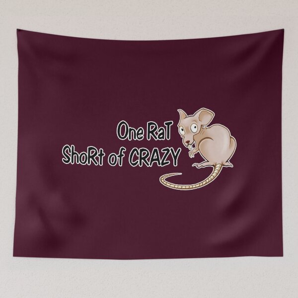Item preview, One rat short of crazy designed and sold by Ishtamari.