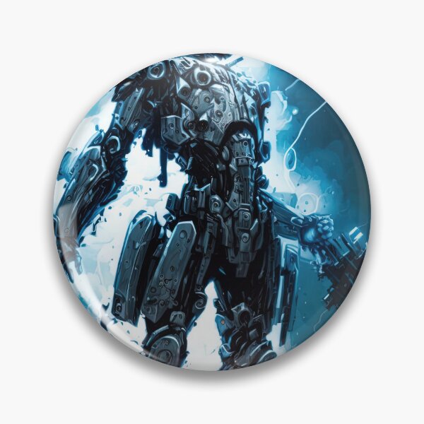 Item preview, cybernetic android fighting crime designed and sold by artyficial-.
