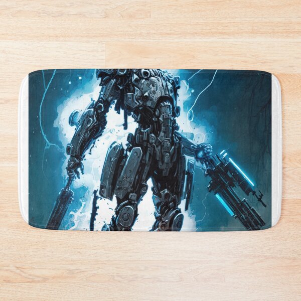 Item preview, cybernetic android fighting crime designed and sold by artyficial-.