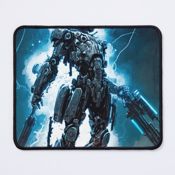 Item preview, cybernetic android fighting crime designed and sold by artyficial-.