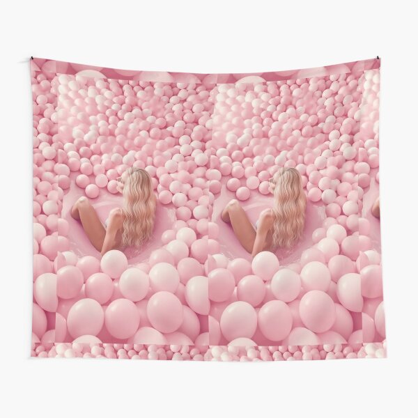 Woman in the ball pool Tapestry