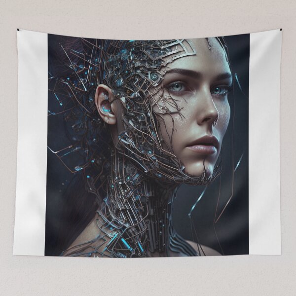 Item preview, cybernetic android woman designed and sold by artyficial-.