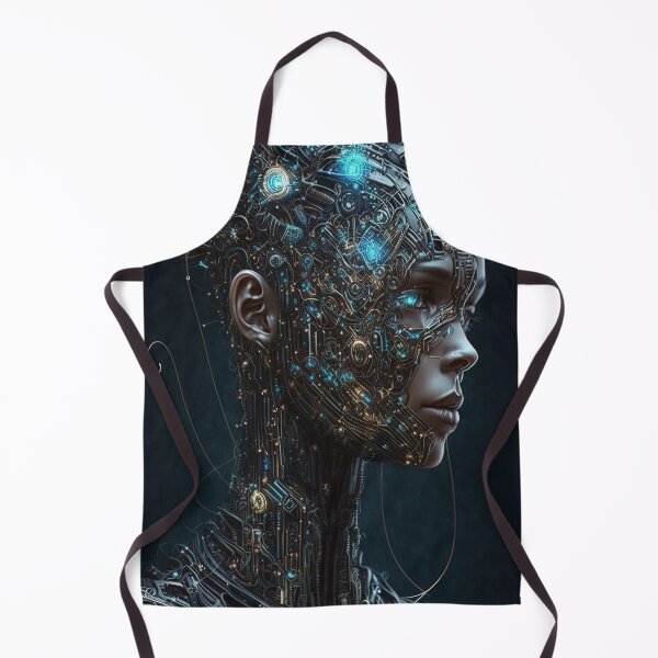 Aperçu de l'œuvre cybernetic artist creating digital art créée et vendue par artyficial-.