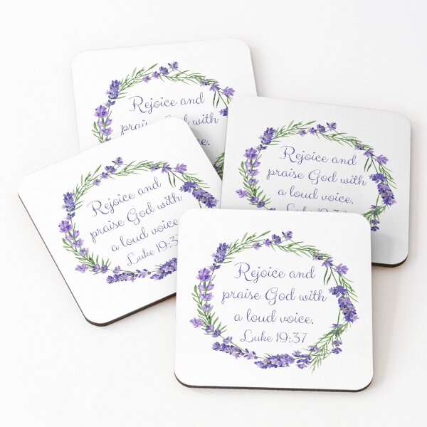 Item preview, Luke 19:37 - Rejoice and praise God with a loud voice.  designed and sold by FlutterByH.