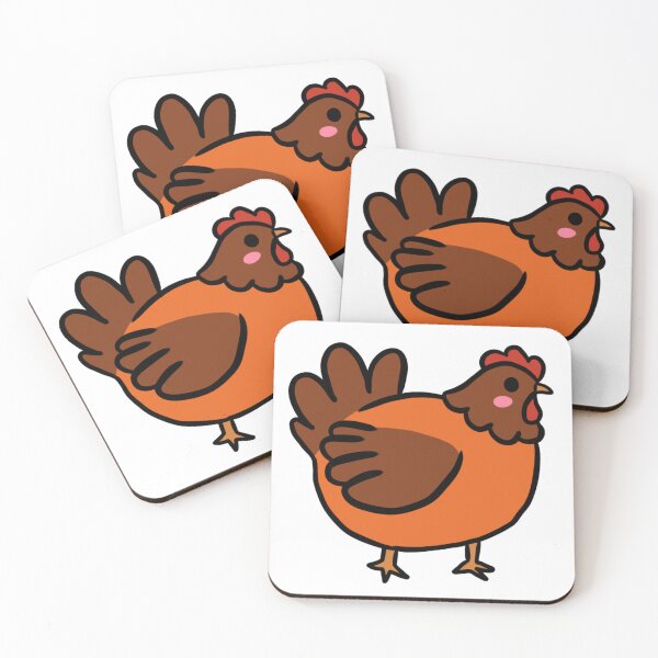 Item preview, Cute brown chicken illustration  designed and sold by Yarafantasyart.