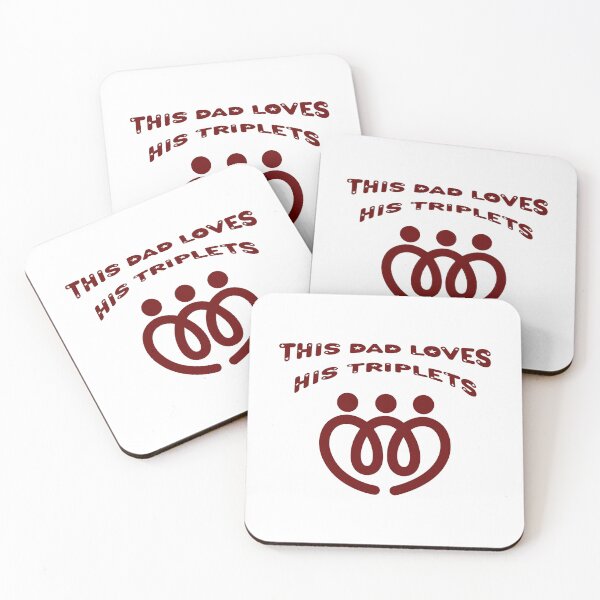 Item preview, dad loves his triplets 3 Classic T-Shirt  designed and sold by Osama Abdelgalil.