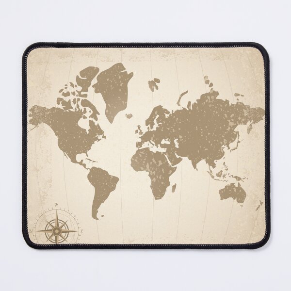 Item preview, Vintage World Map Design with Vintage Style designed and sold by MerakiAndArt.