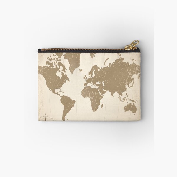 Item preview, Vintage World Map Design with Vintage Style designed and sold by MerakiAndArt.
