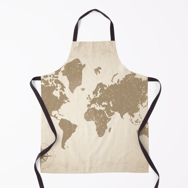 Item preview, Vintage World Map Design with Vintage Style designed and sold by MerakiAndArt.