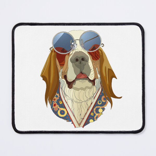 Artikelvorschau, Von John Lennon inspirierter Hund - Kleidung und Artikel mit Originaldrucken entworfen und verkauft von elmartdesign.