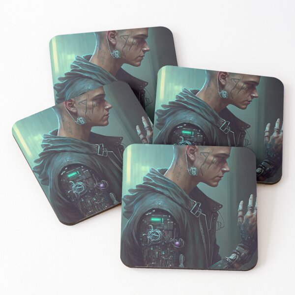 Item preview, cyberpunk hacker from a different world designed and sold by artyficial-.