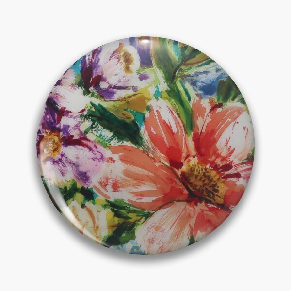 Item preview, Floral Batik Abstract designed and sold by Leslie Rogers Todder.