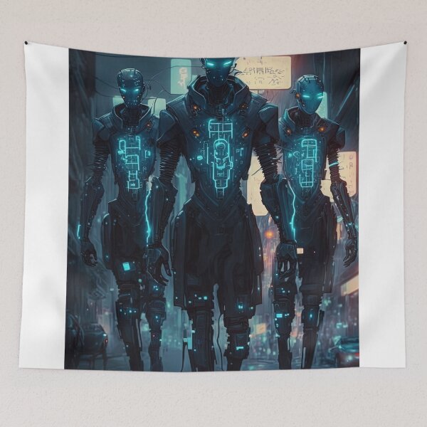 Item preview, Futuristic group of androids designed and sold by artyficial-.