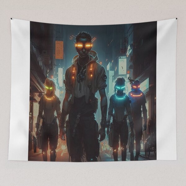 Item preview, Group of androids in the future designed and sold by artyficial-.