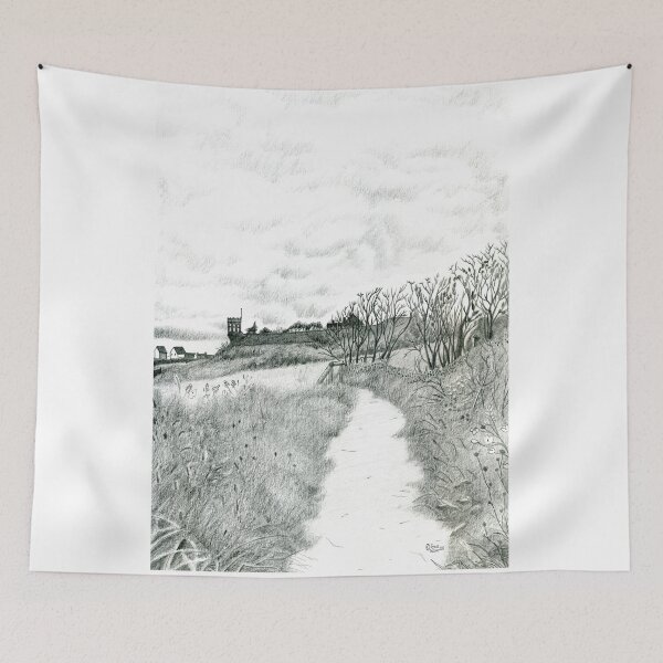 Item preview, Coastal path at Crail in Fife [ East Coast of Scotland] [Pencil version] designed and sold by Grant Wilson.