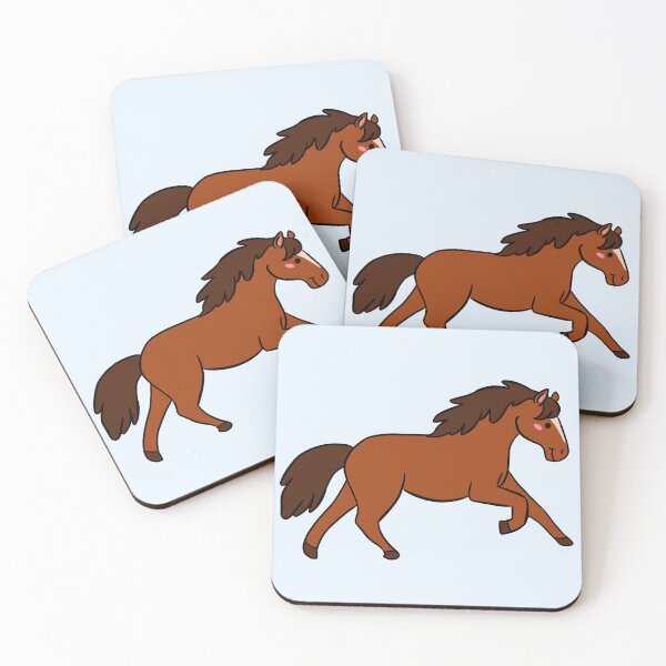 Item preview, Cute brown horse illustration  designed and sold by Yarafantasyart.