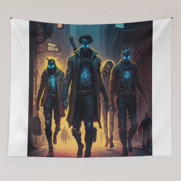 Item preview, Group of cybernetic humans in the future designed and sold by artyficial-.