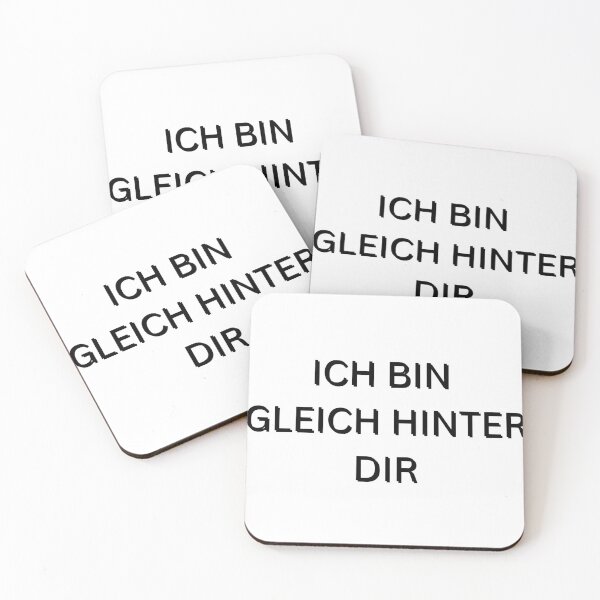 Item preview, Ich bin gleich hinter dir | I'm right behind you | Motivational Quote in German designed and sold by Artistic Designs ⭐⭐⭐⭐⭐.