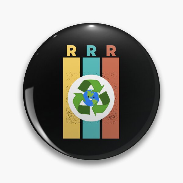 Item preview,  "RRR - Reduce, Reuse, Recycle" Retro Earth Day Design designed and sold by DigitalByEb.