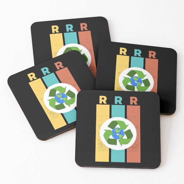 Item preview,  "RRR - Reduce, Reuse, Recycle" Retro Earth Day Design designed and sold by DigitalByEb.