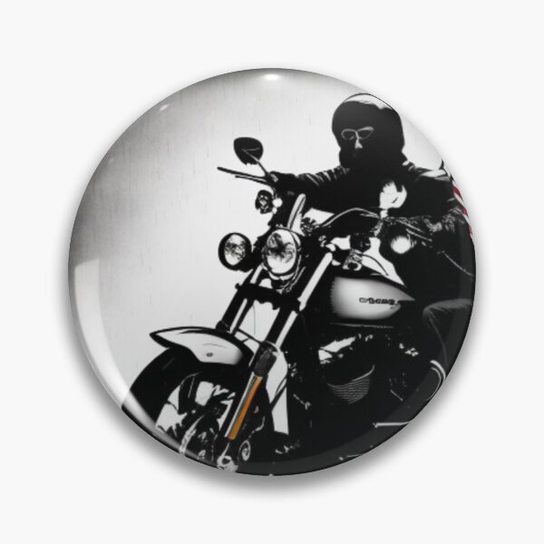 Item preview, Harley Davidson American Flag Dark Comic Art  designed and sold by NoHeroesForSale.