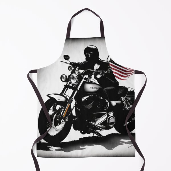Item preview, Harley Davidson American Flag Dark Comic Art  designed and sold by NoHeroesForSale.