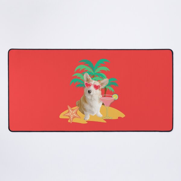 Item preview, Corgi with cocktail designed and sold by GasconyPassion.