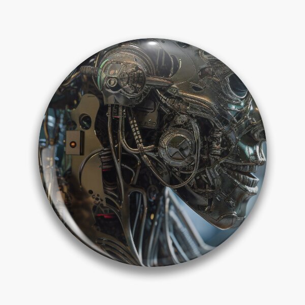 Item preview, Unveiling the Secrets of the Metal Mind: A Cybernetic Portrait designed and sold by CreationP.