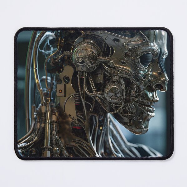 Item preview, Unveiling the Secrets of the Metal Mind: A Cybernetic Portrait designed and sold by CreationP.