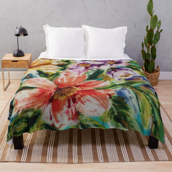 Item preview, Floral Batik Abstract designed and sold by Leslie Rogers Todder.