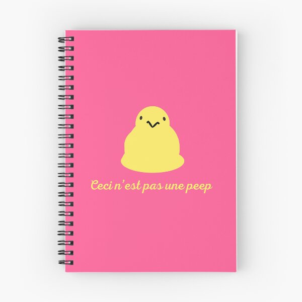 Item preview, Magritte Peep in Pink & Yellow designed and sold by baldbird.