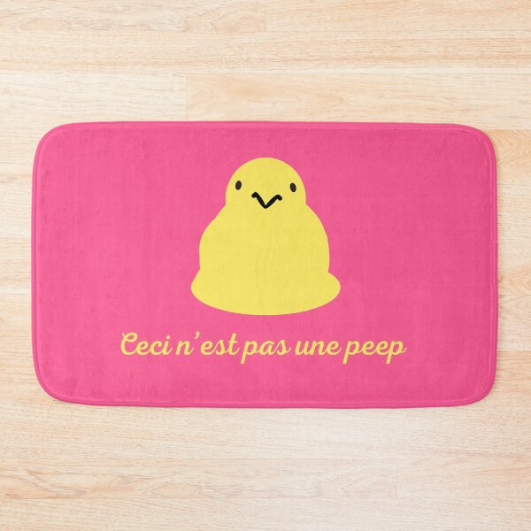 Artikelvorschau, Magritte Peep in Pink & Gelb entworfen und verkauft von baldbird.