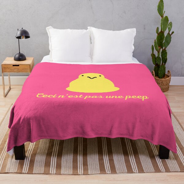 Artikelvorschau, Magritte Peep in Pink & Gelb entworfen und verkauft von baldbird.