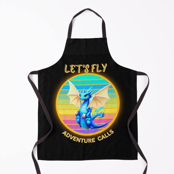 Item preview, Blue Dragon with White Wings Tells You It's Time to Fly as Adventure Calls designed and sold by HanaiPrint.