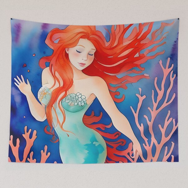 Item preview, Alluring Mermaid designed and sold by christineiris.