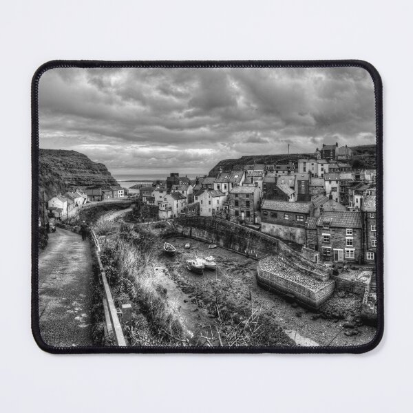 Item preview, Staithes, Panorama, Black And White designed and sold by Paul Thompson Photography.