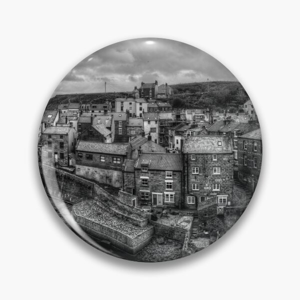 Item preview, Staithes, Panorama, Black And White designed and sold by Paul Thompson Photography.