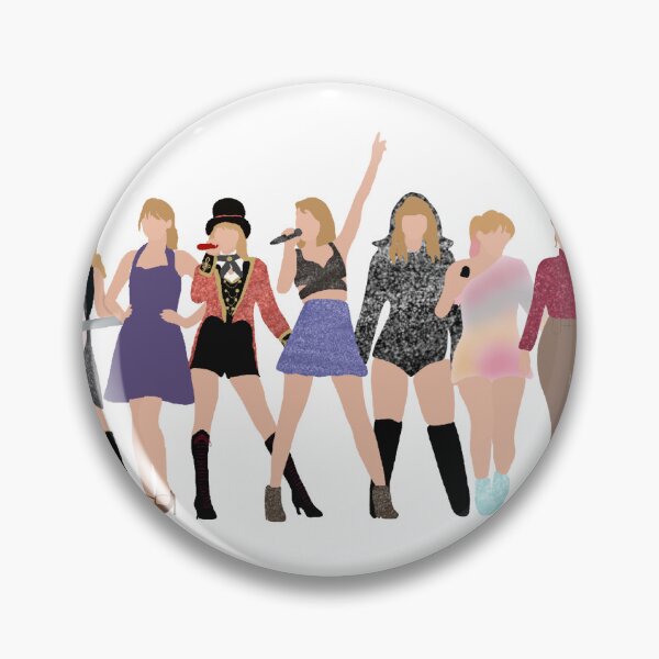 Taylor Swift Eras (includes midnights) Pin