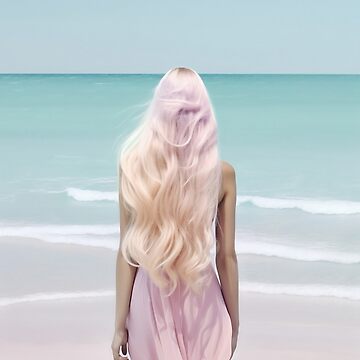 Artwork thumbnail, Woman on the beach by Alice Monber 's Photoplay
