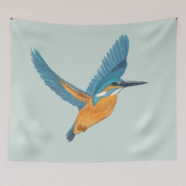 Item preview, Flying kingfisher designed and sold by Bwiselizzy.