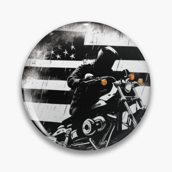 Item preview, Harley Davidson American Flag Dark Comic Art  designed and sold by NoHeroesForSale.