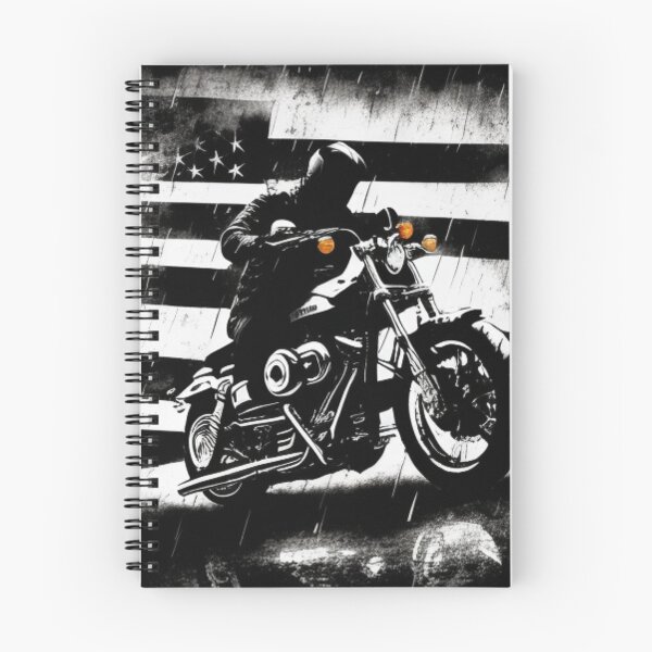 Item preview, Harley Davidson American Flag Dark Comic Art  designed and sold by NoHeroesForSale.