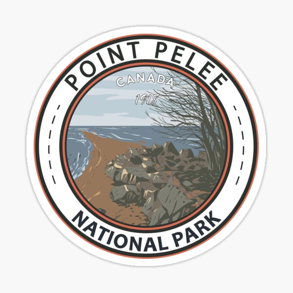 Item preview, Point Pelee National Park Canada Vintage Badge designed and sold by KrisSidDesigns.