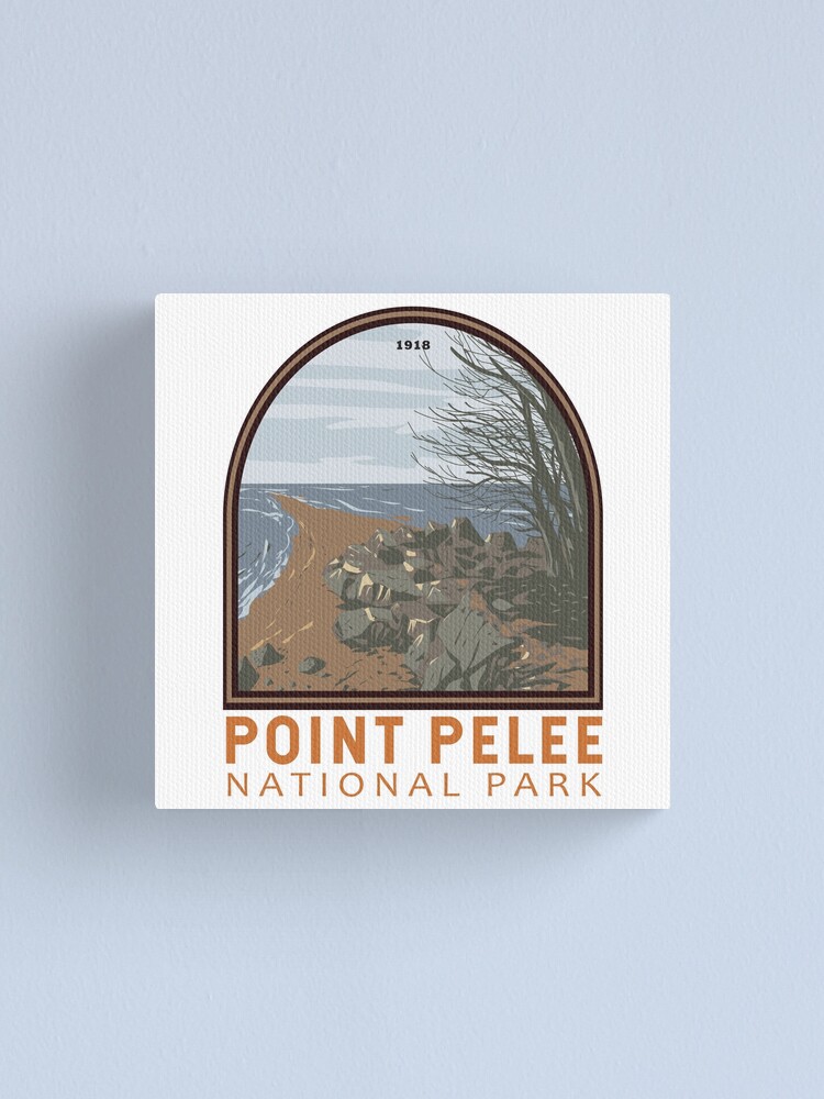 Point Pelee National Park Vintage Emblem Canvas Print for Sale by  KrisSidDesigns