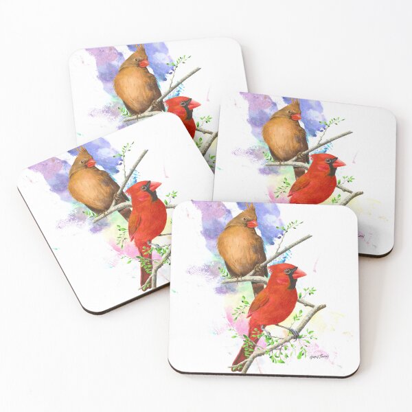 Item preview, Northern Red Cardinals designed and sold by ArtbySmith.