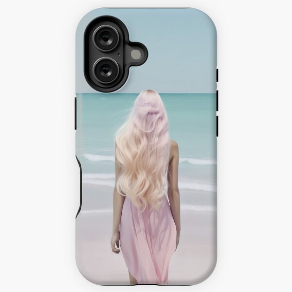 Woman on the beach iPhone Tough Case