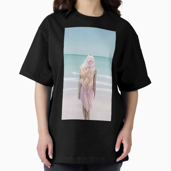 Woman on the beach Oversized T-Shirt