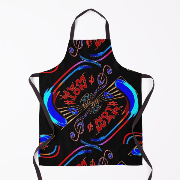 Item preview, PLAY GUITAR NOT WAR - GEOMETRIC ABSTRACT MUSIC PEACE & LOVE SLOGAN. designed and sold by Ralek.