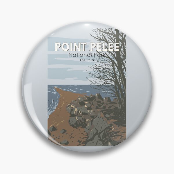 Item preview, Point Pelee National Park Travel Art Vintage designed and sold by KrisSidDesigns.